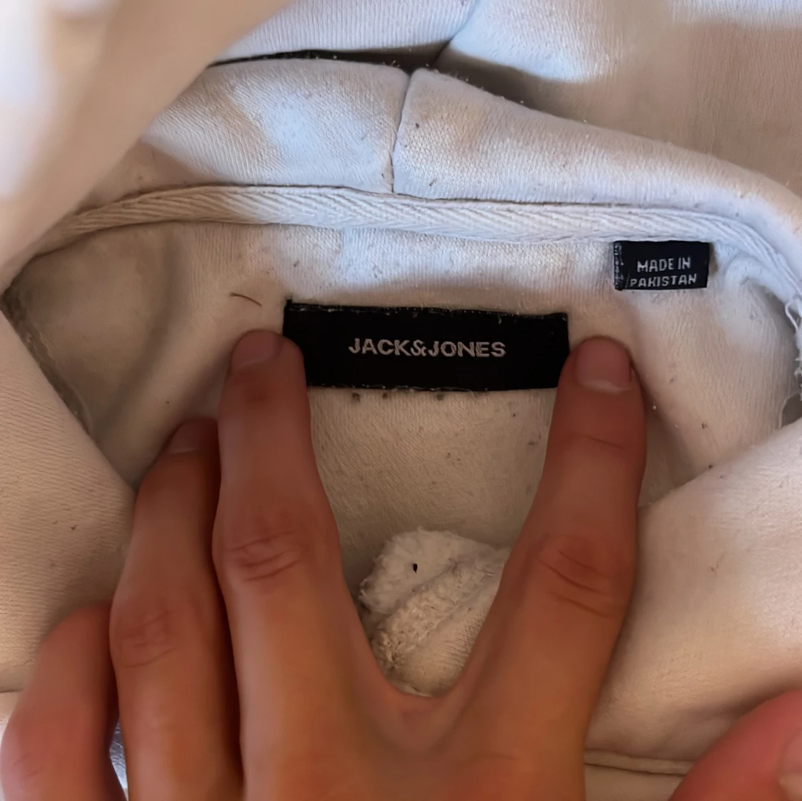 Vit hoodie från Jack & Jones - 2