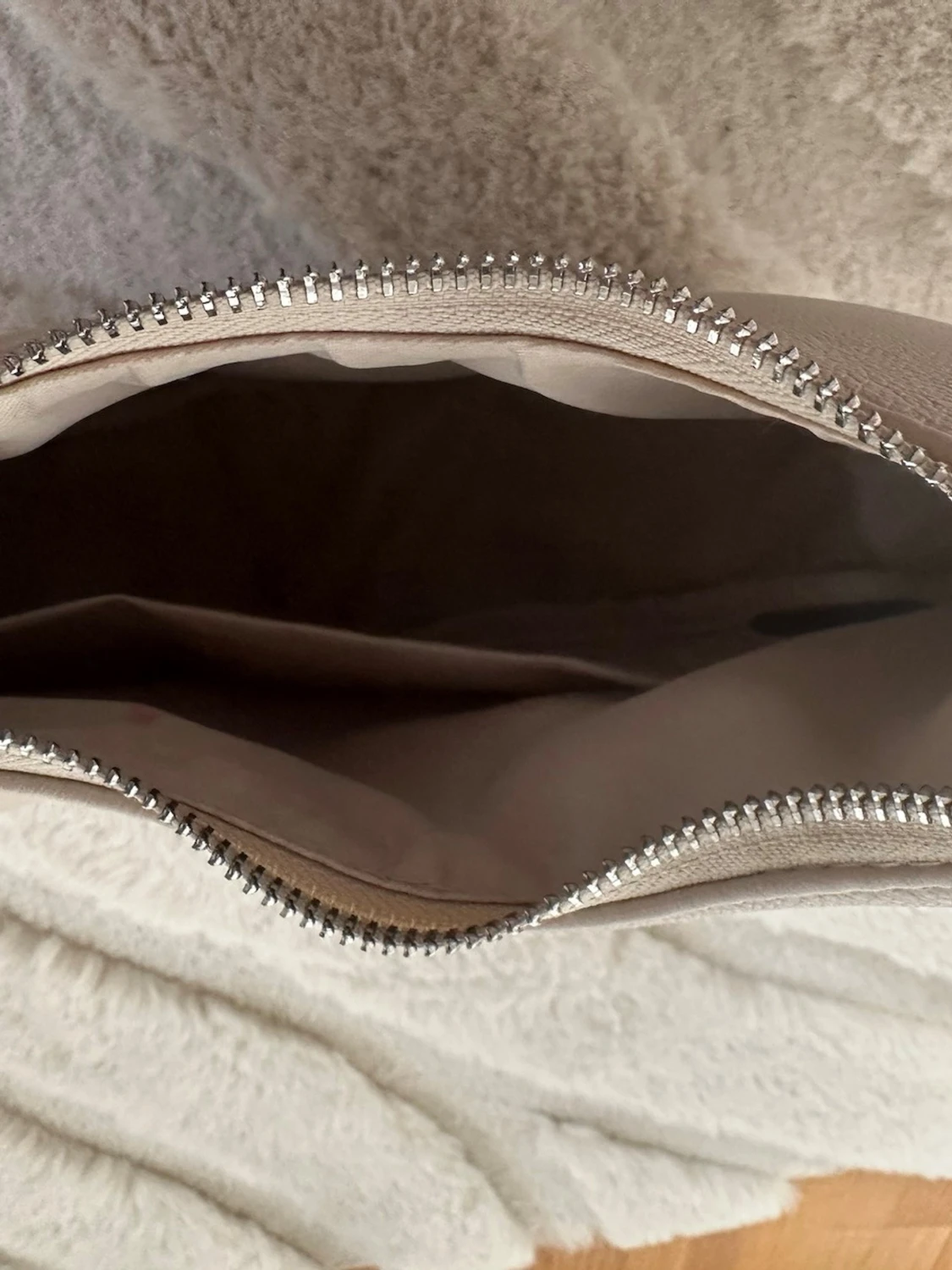 Beige axelväska  - 4