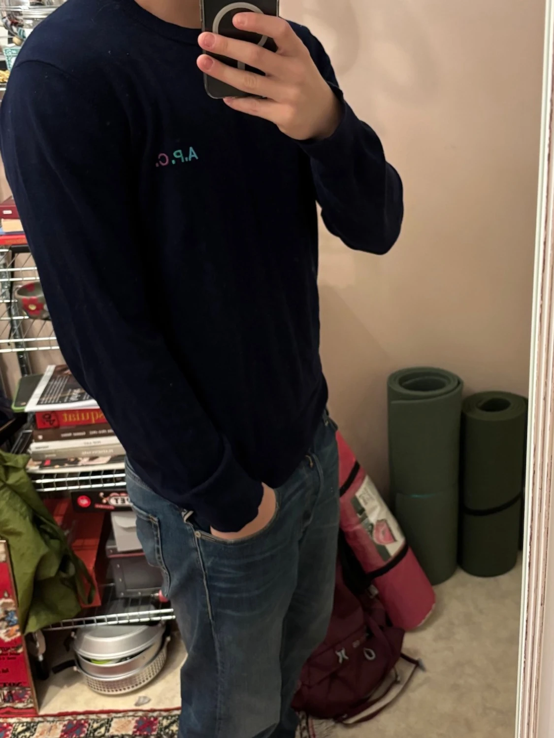 Mörkblå tröja från A.P.C. - 1