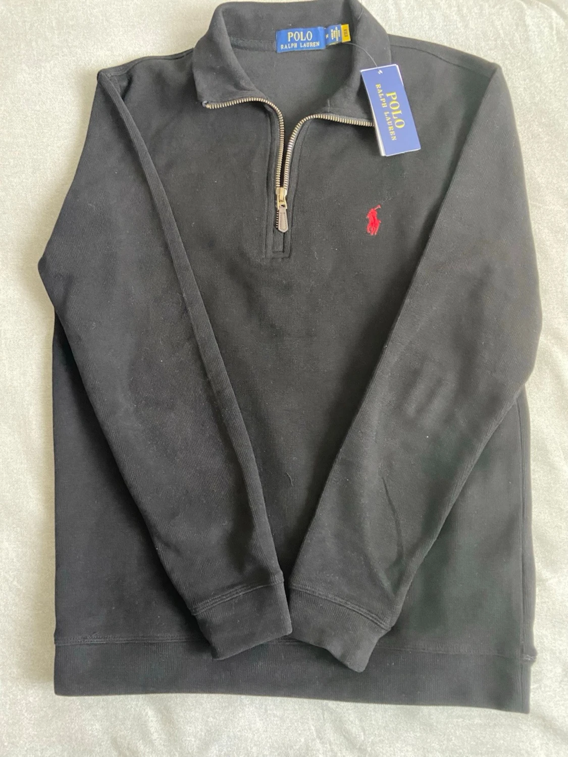 Svart half zip tröja från Polo Ralph Lauren