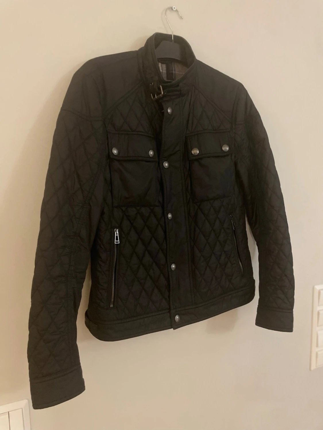 Svart quiltad jacka från Belstaff - 1