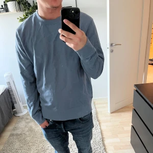 Blå sweatshirt i storlek M - Säljer min blåa sweatshirt från arket då den inte används.