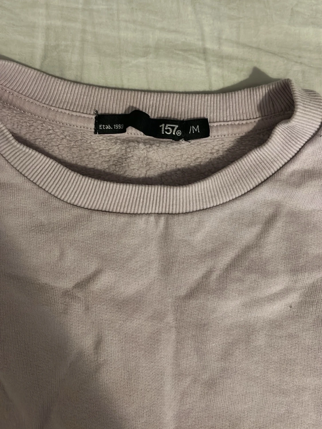 Kort tjockare tröja med resor  - 2