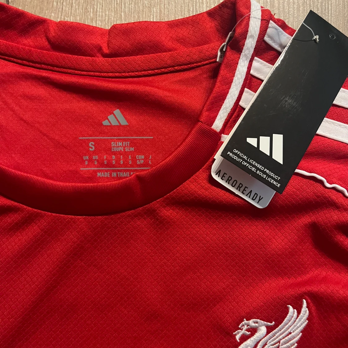 Liverpool Salah 11 Adidas matchtröja S - 3