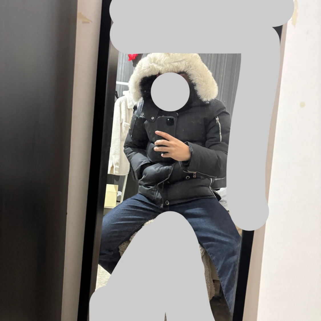 Svart dunjacka Moose Knuckles S - 4