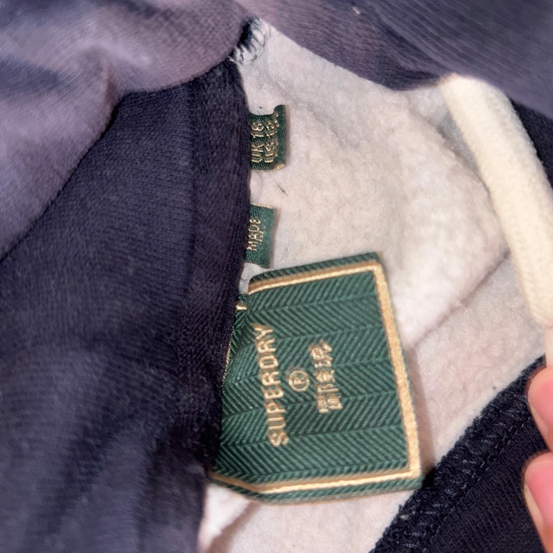 Tjock, grå hoodie - Vailent - 3