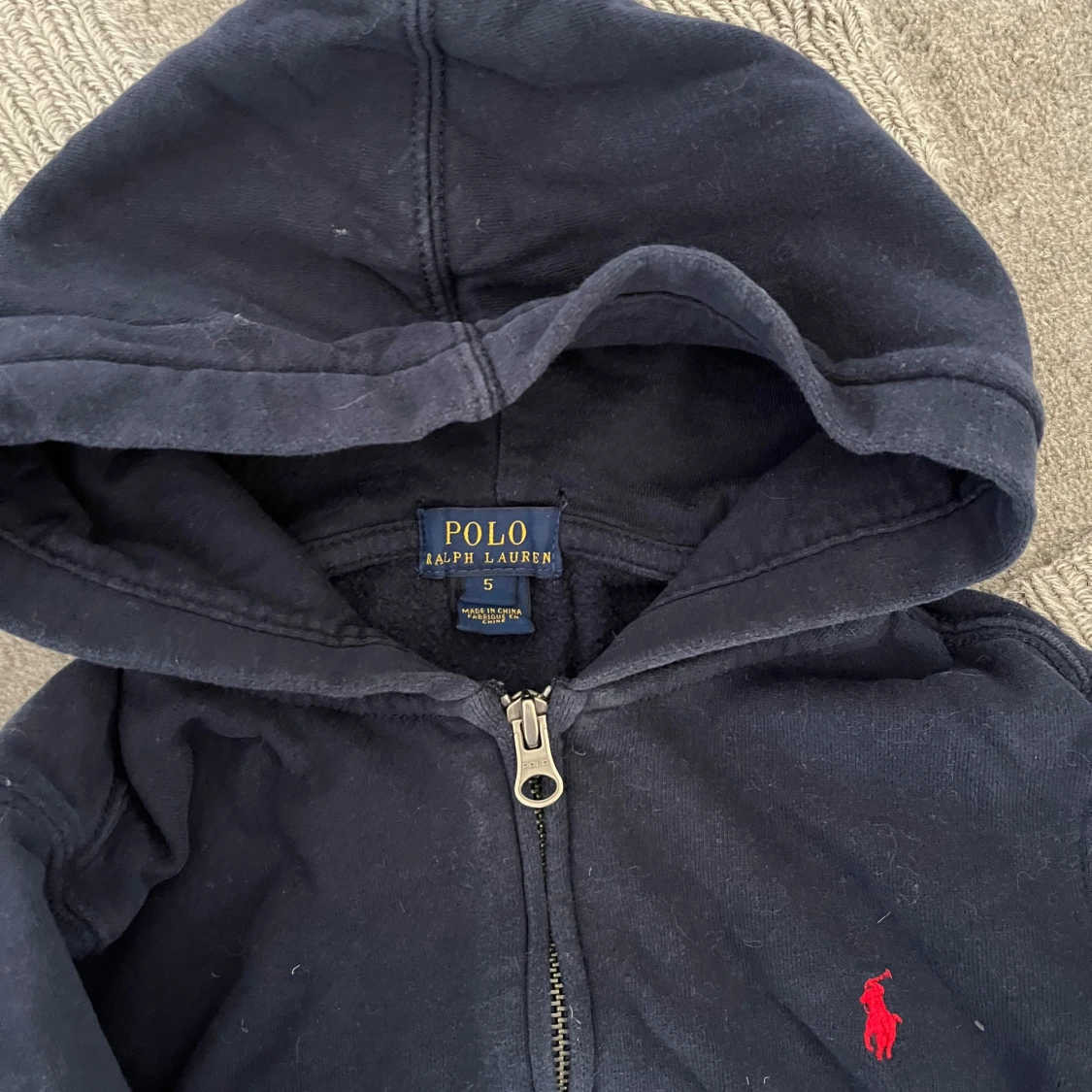 Marinblå hoodie från Polo Ralph Lauren - 3