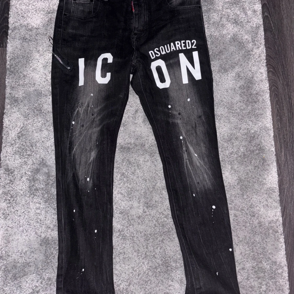 Svarta Dsquared2 ICON jeans, stl 48