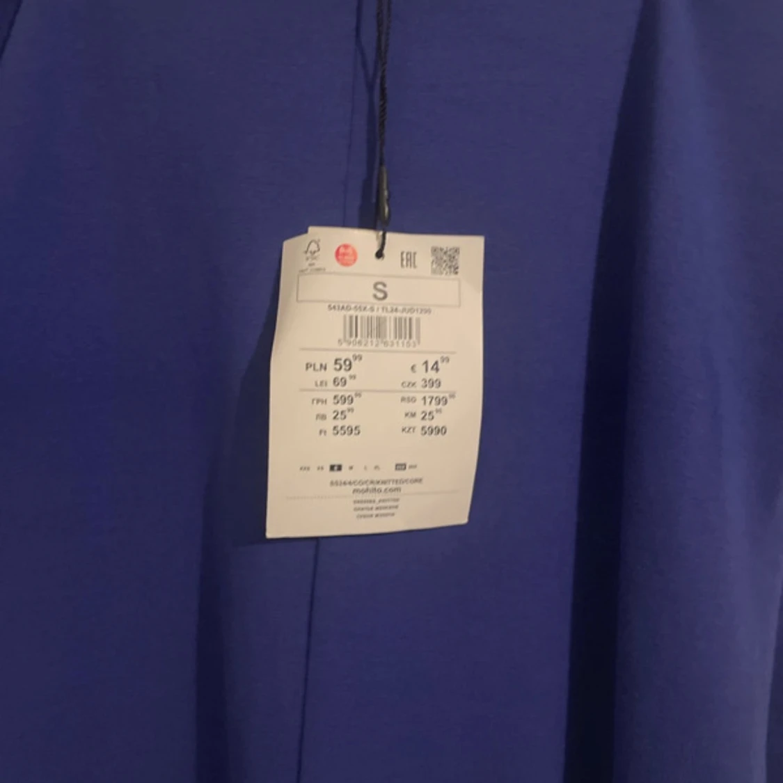 Blå långklänning från Mohito - 3