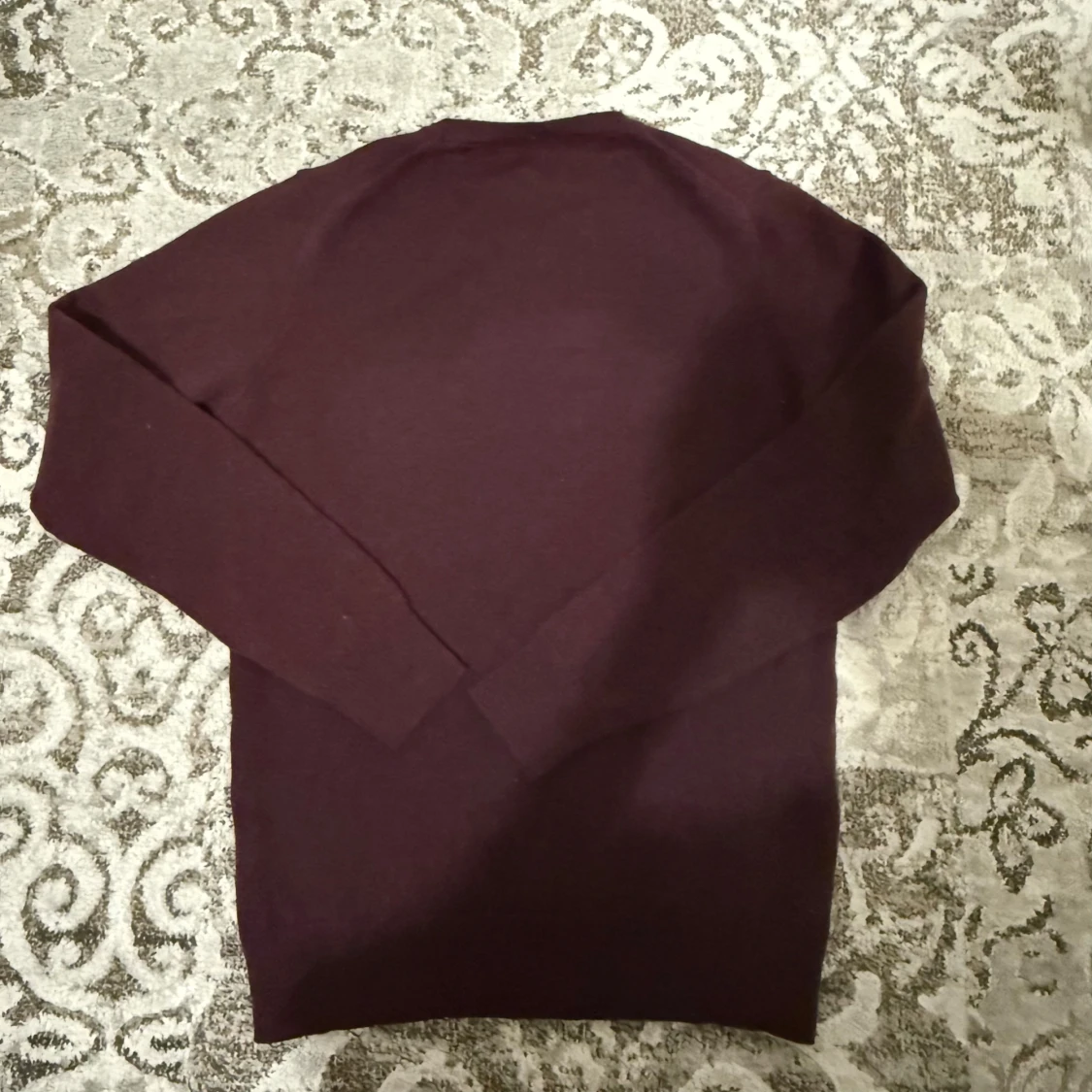 Vinröd stickad tröja J.Lindeberg - 1