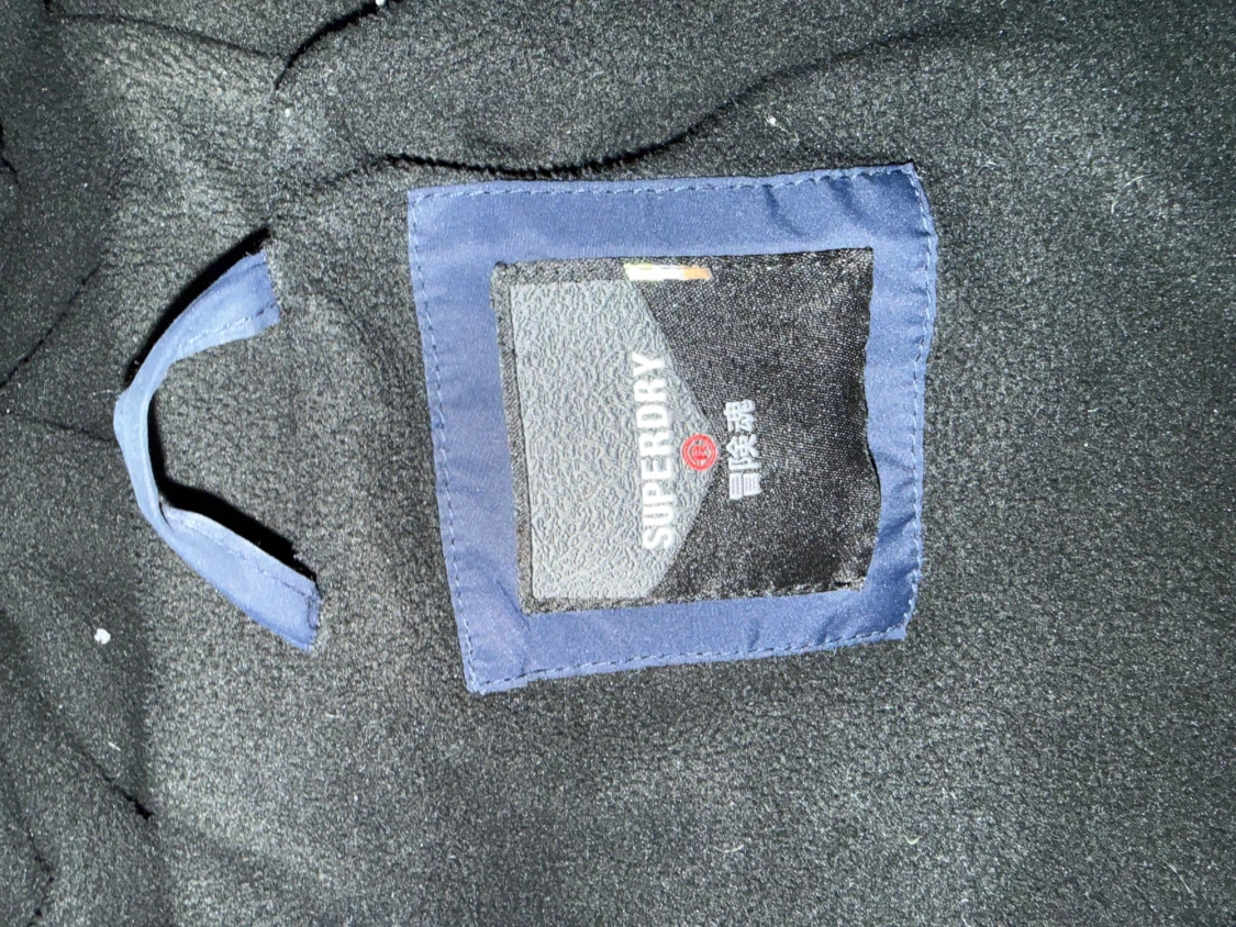 Mörkblå superdry jacka - 2