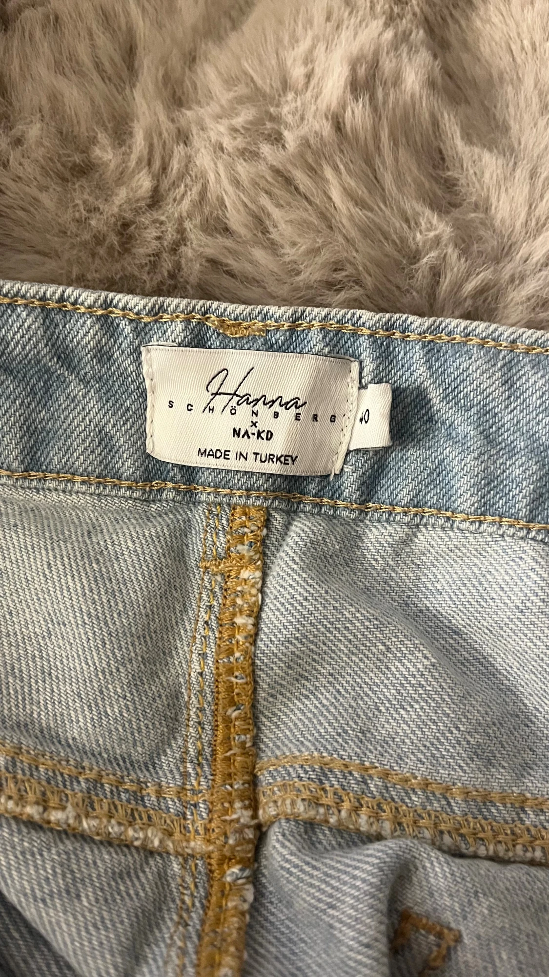 Ljusblå jeans från Hanna Schönberg x NA-KD - 2