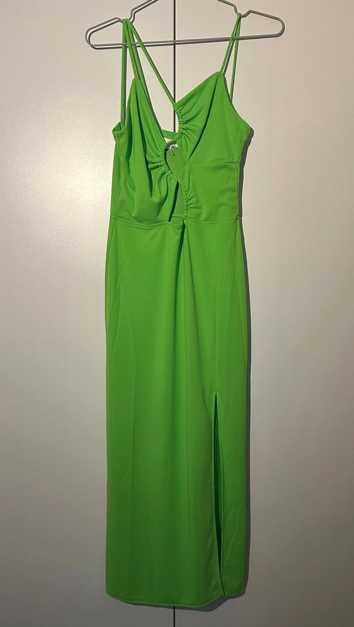 H&M grön klänning, storlek XS