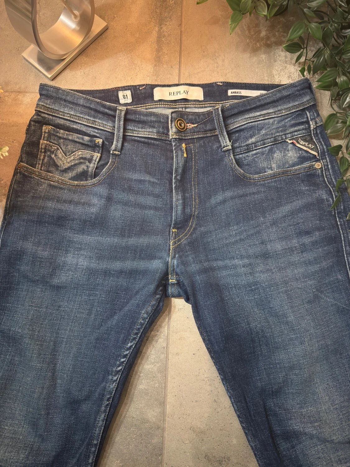 Blå Replay jeans - 2