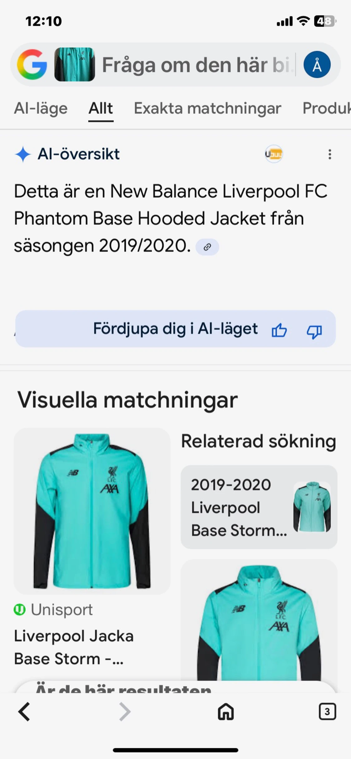 Liverpool FC vindjacka New Balance - 4