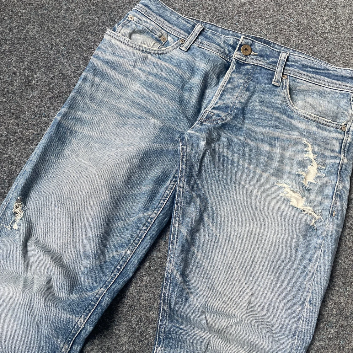 Blå grisch archive washed jeans - 3