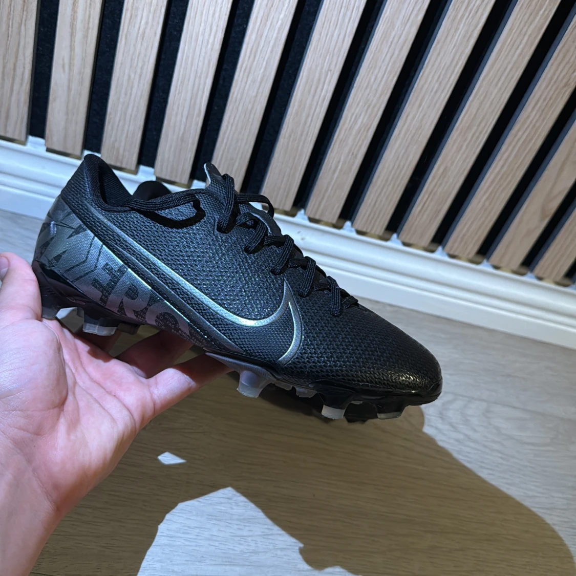 Svarta Nike Mercurial fotbollsskor - 1