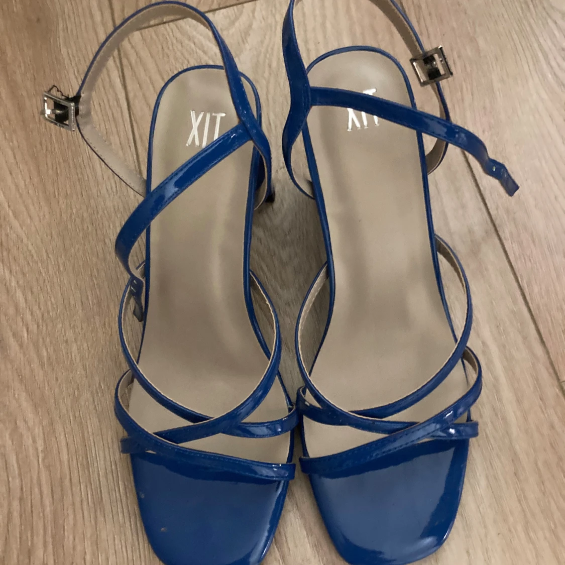 Blå sandaler med klack från XIT - NYA - 3