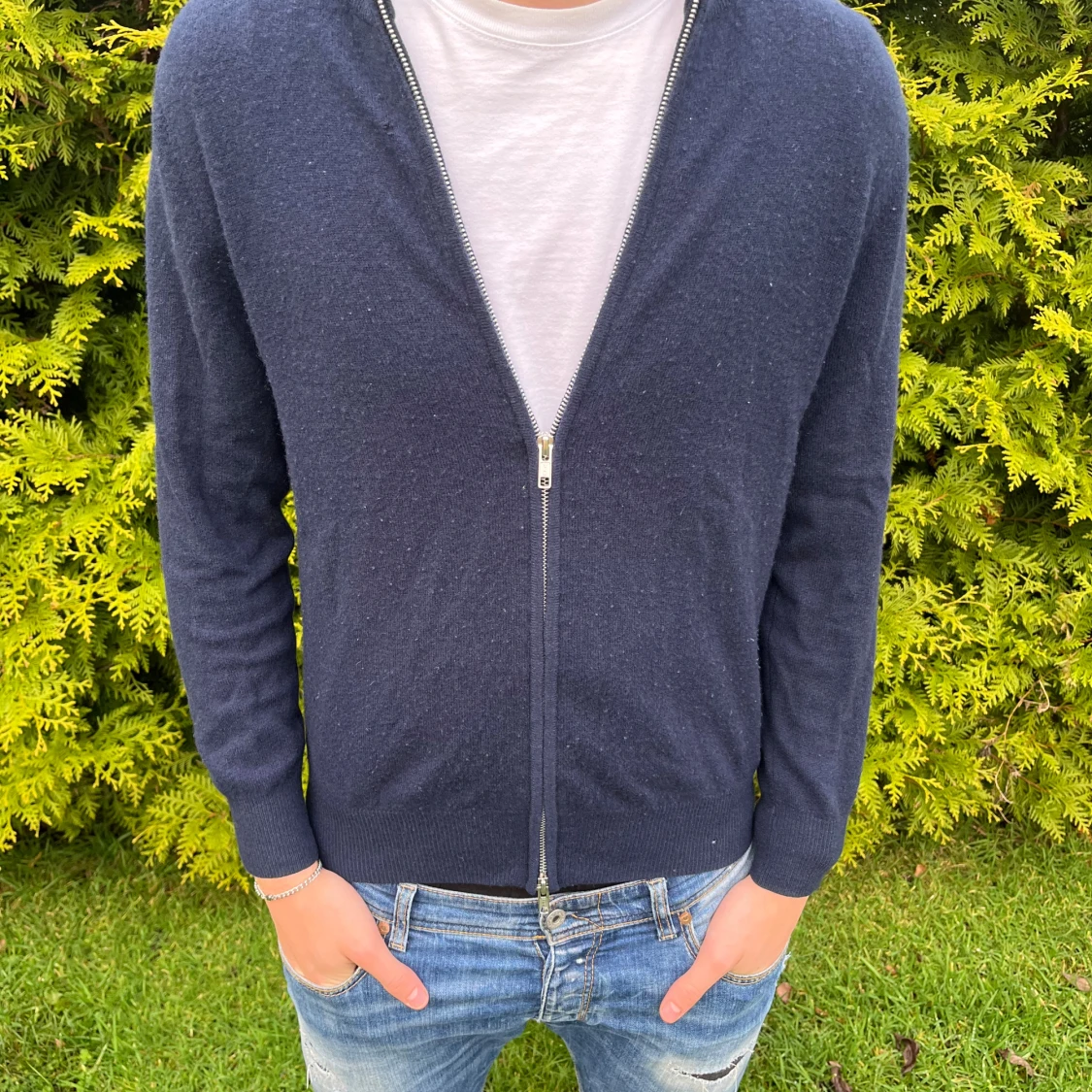 Mörkblå kashmirkofta från Soft Goat - 2