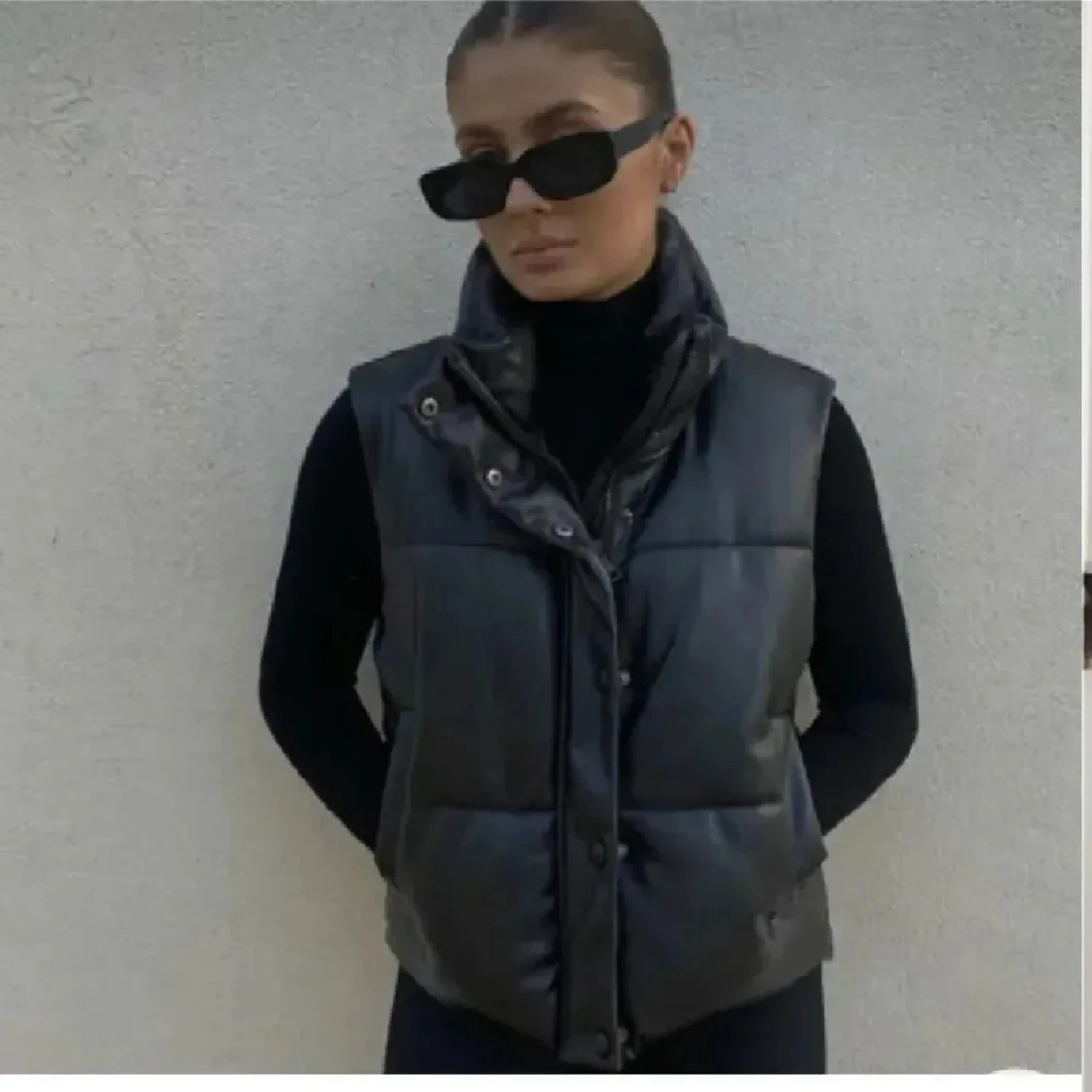 Svart dunväst zara - 1