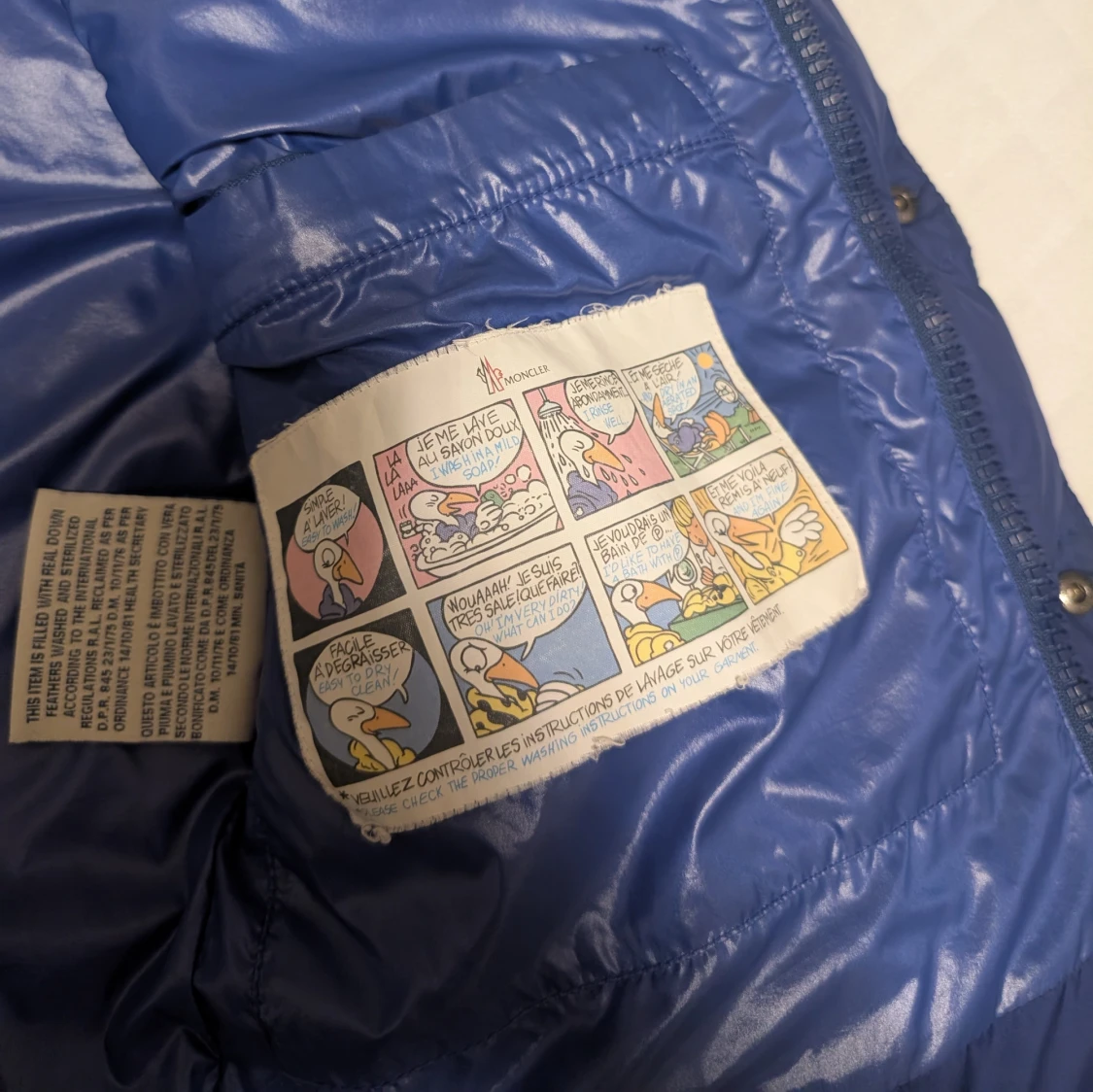 Blå dunväst från Moncler - 1