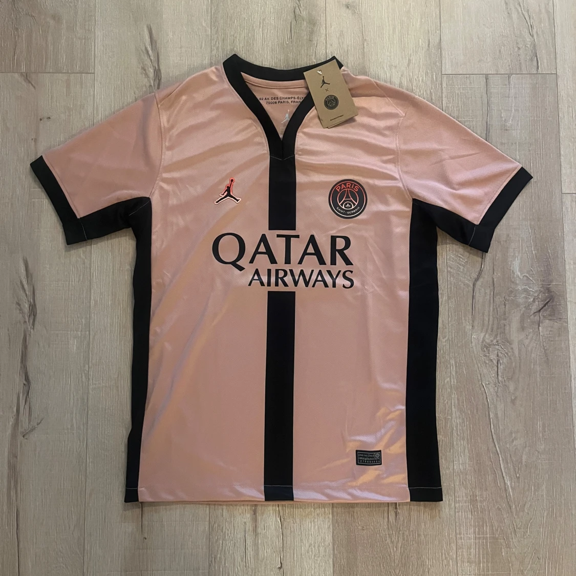 PSG Dembélé rosa fotbollströja S - 1