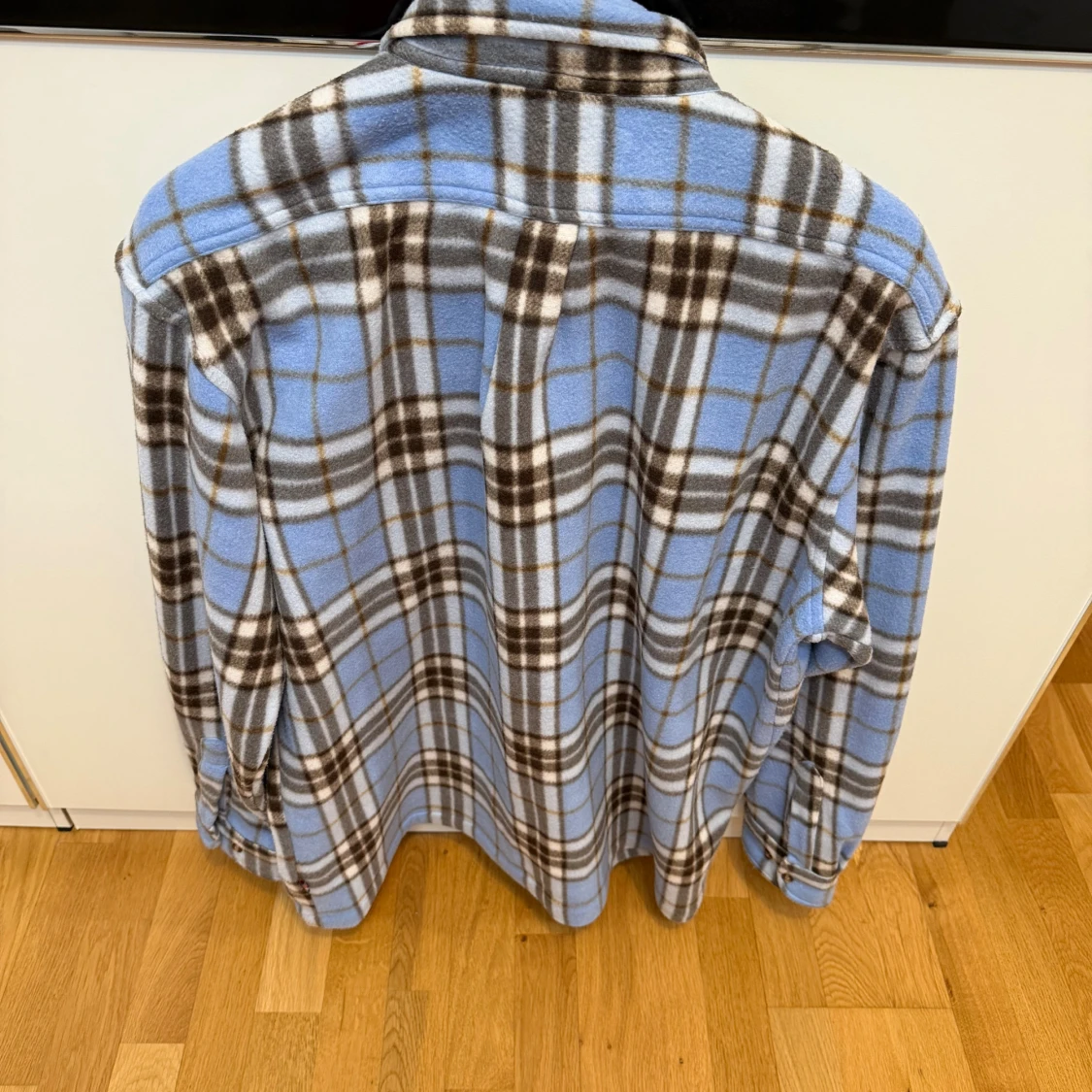 Blårutig fleecejacka Canada Highway XXL - 1