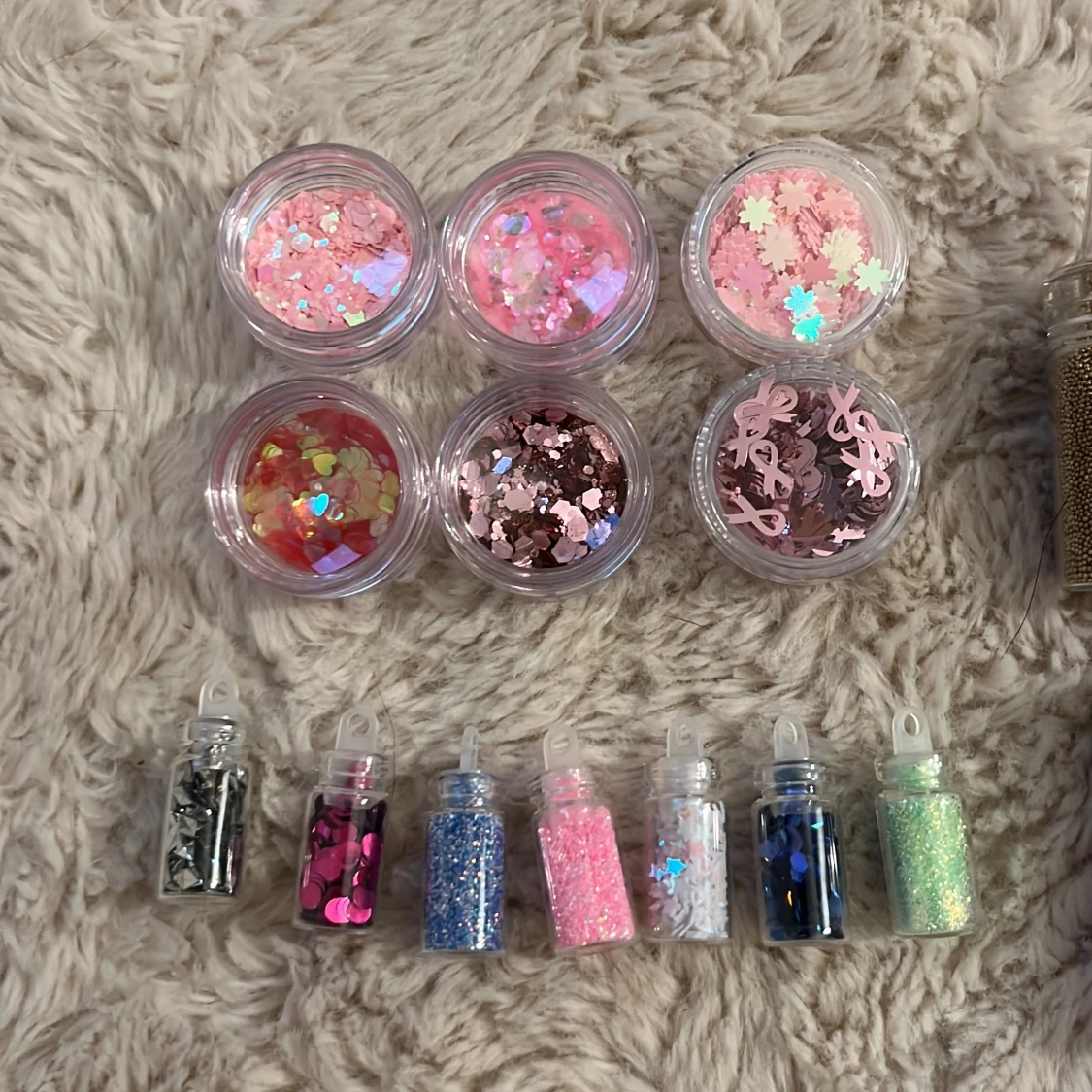 Stort kit med glitter och paljetter - 1