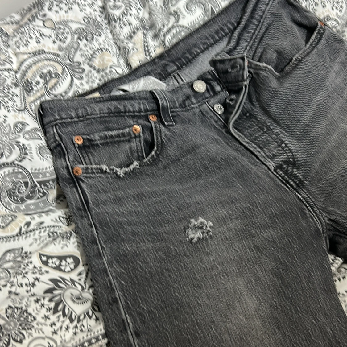Levi's 501 grå jeans W27 L30 - 1
