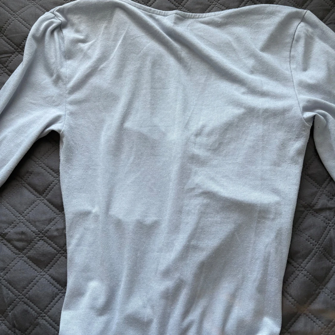 Gina tricot tie front long sleeve - 1