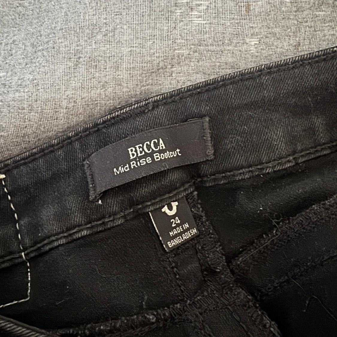 Svarta True Religion Becca bootcut jeans - 3