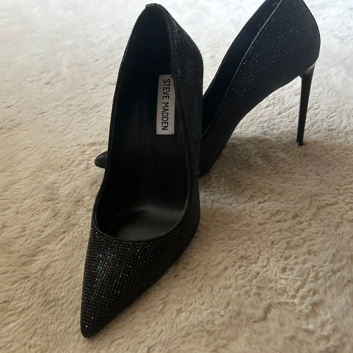 Svarta glittriga pumps Steve Madden - 2