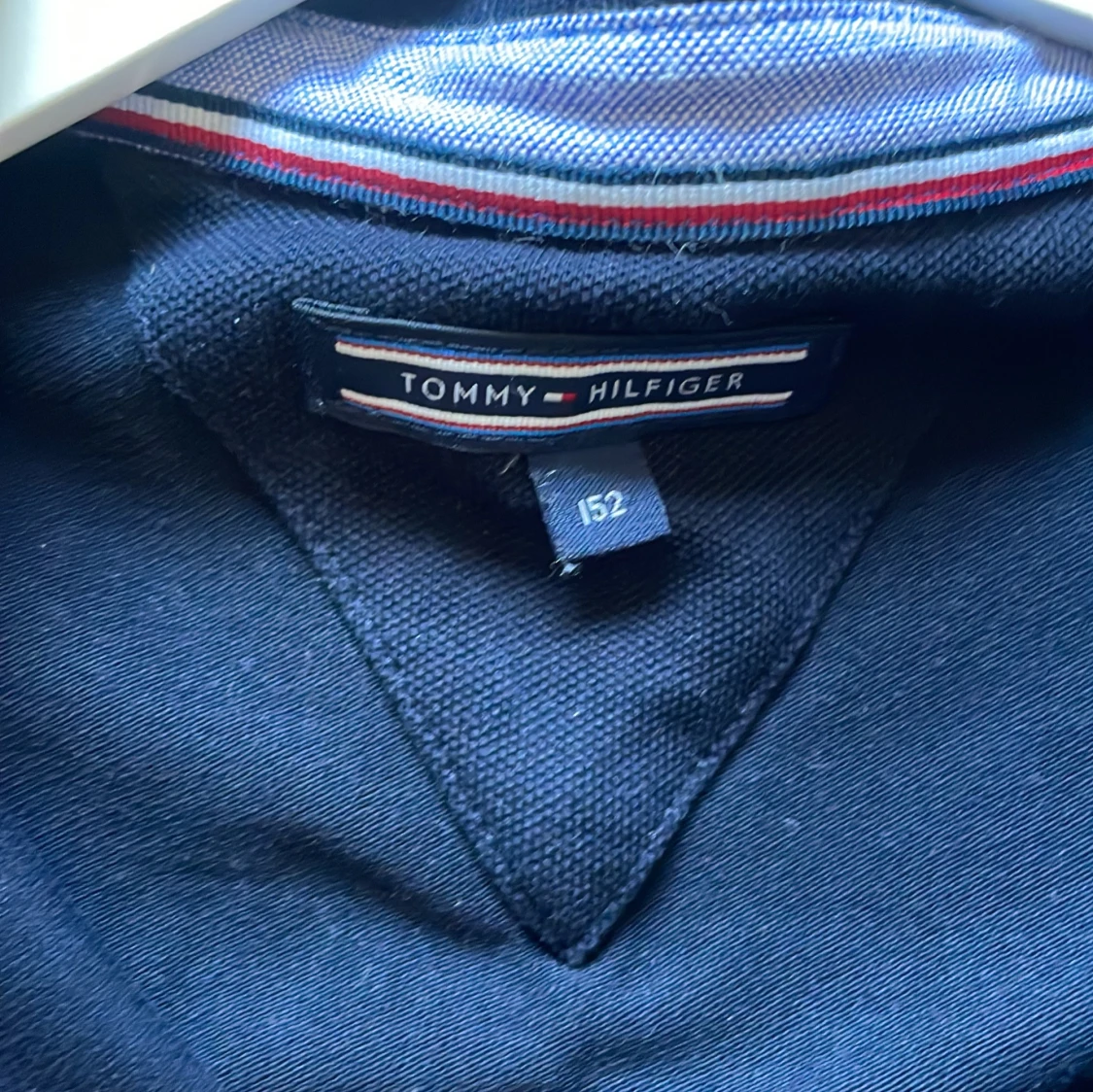 Blå pikétröja Tommy Hilfiger - 3