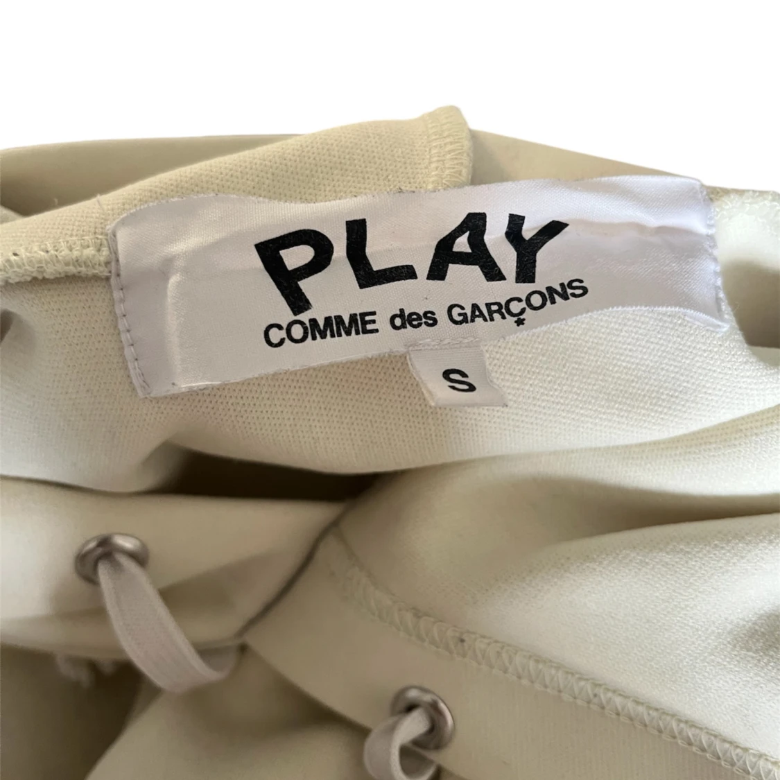 Vit hoodie Comme des Garçons Play - 2