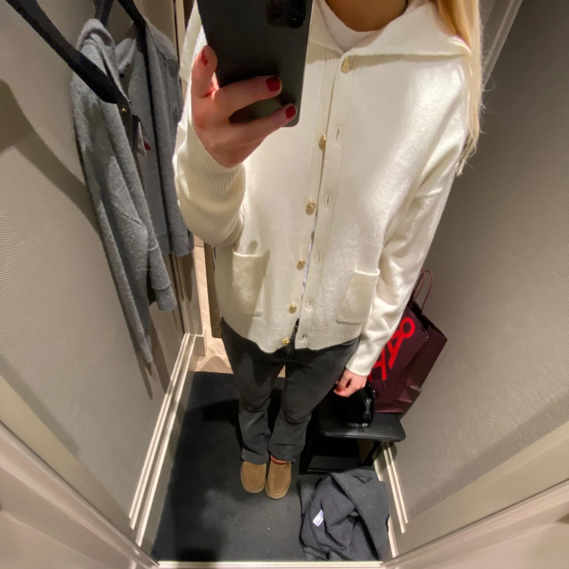 Vit kofta från Massimo Dutti - 1