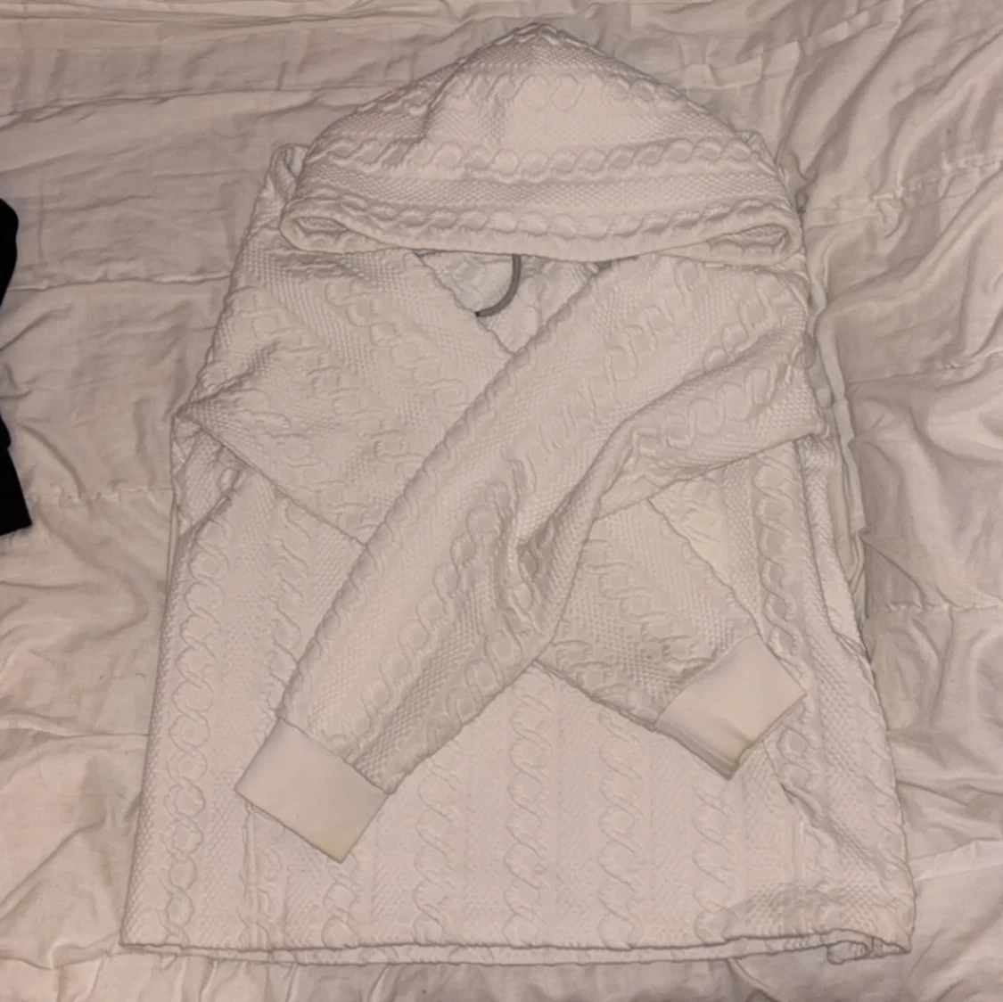 Vit hoodie från Peak Performance M