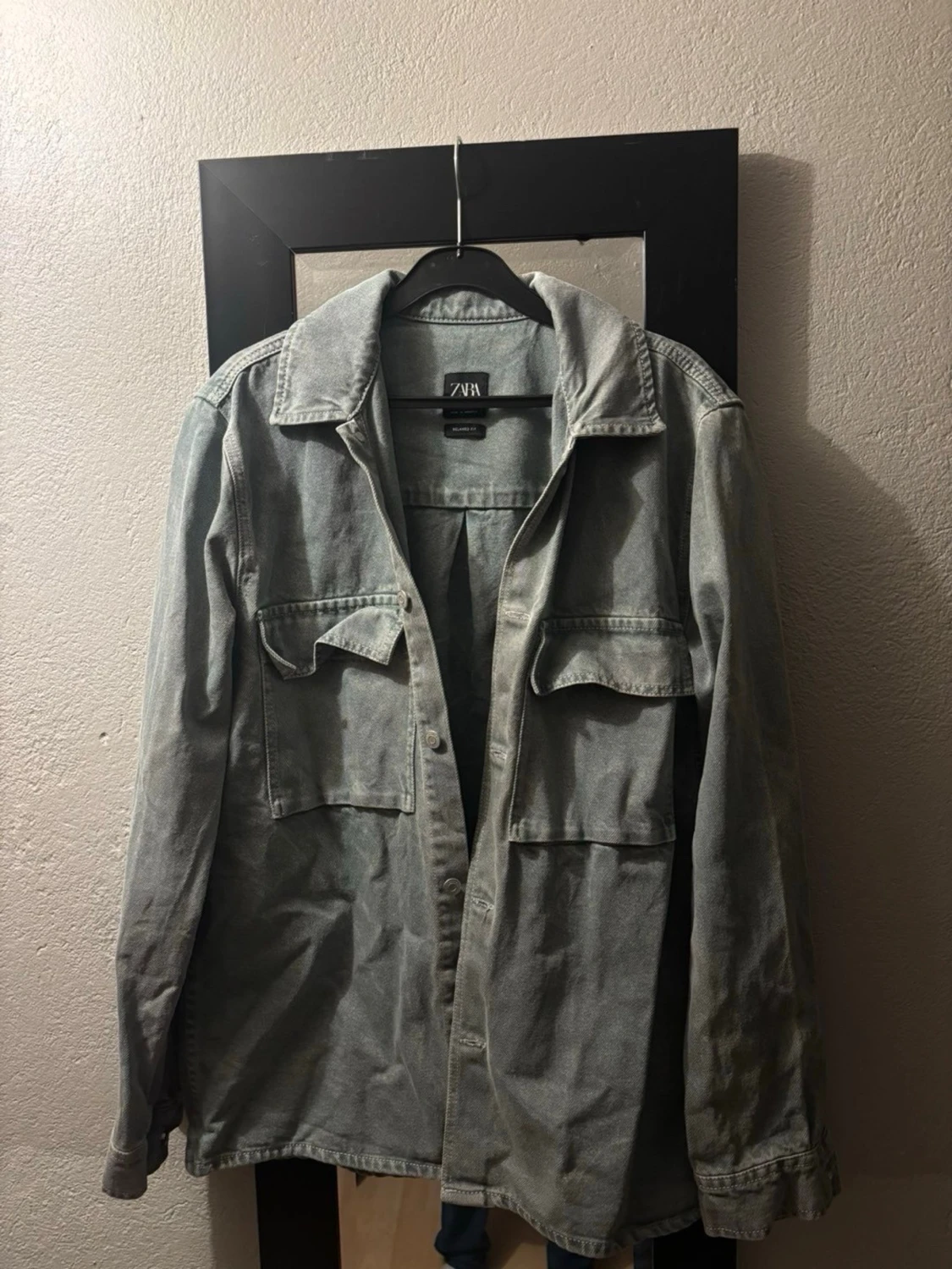 Ljusblå jeansjacka från Zara