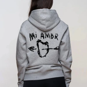 Grå hoodie med tryck från Mira Paris - Från Mira paris☺️