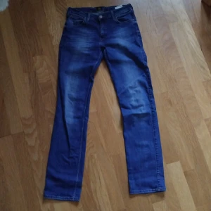 Lee jeans - Säljer ett par klassiska blå Lee Marion Straight jeans med raka ben och normal passform. Bra skick.