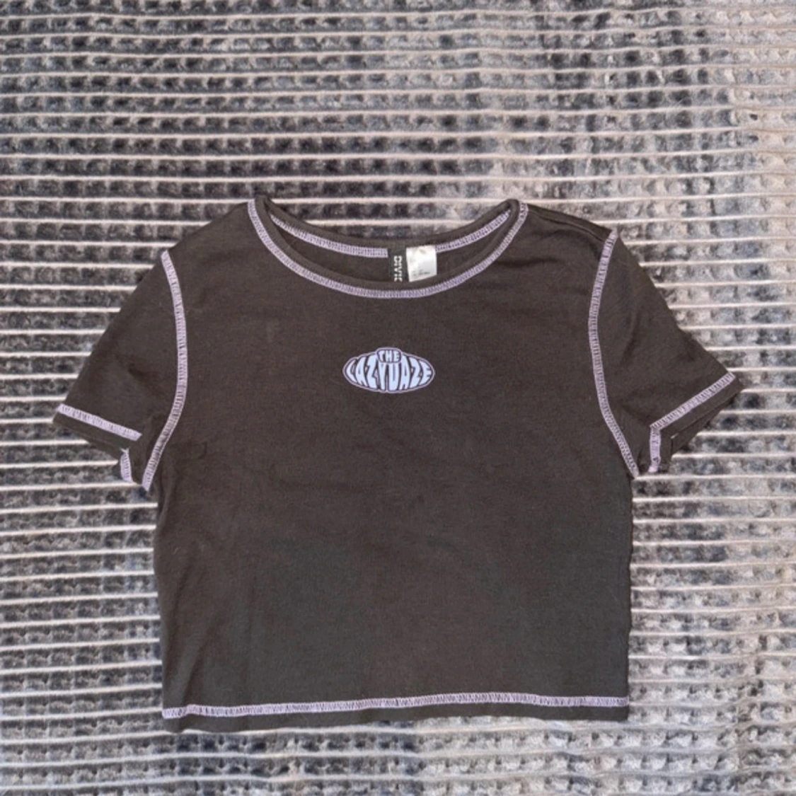 Svart Y2K croptop  - 1