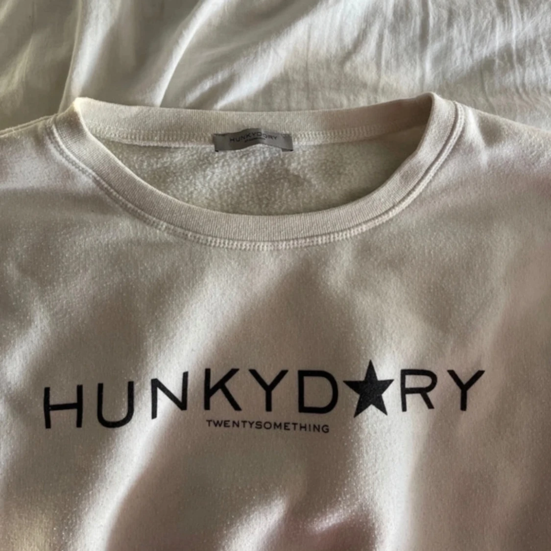 Vit sweatshirt från Hunkydory S - 1