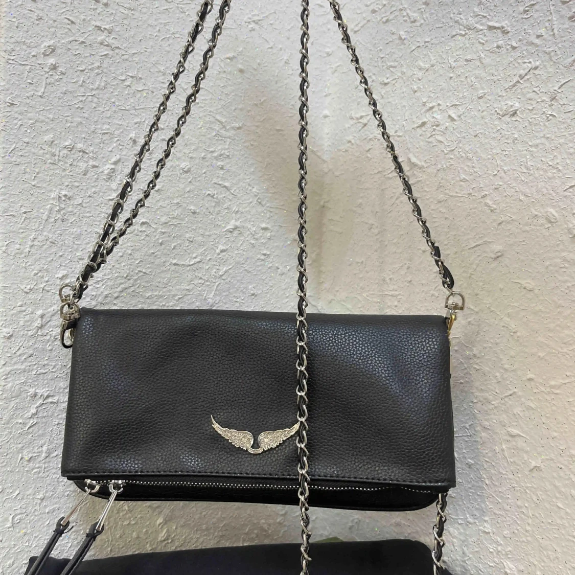 Svart axelväska Zadig & Voltaire skinn - 1