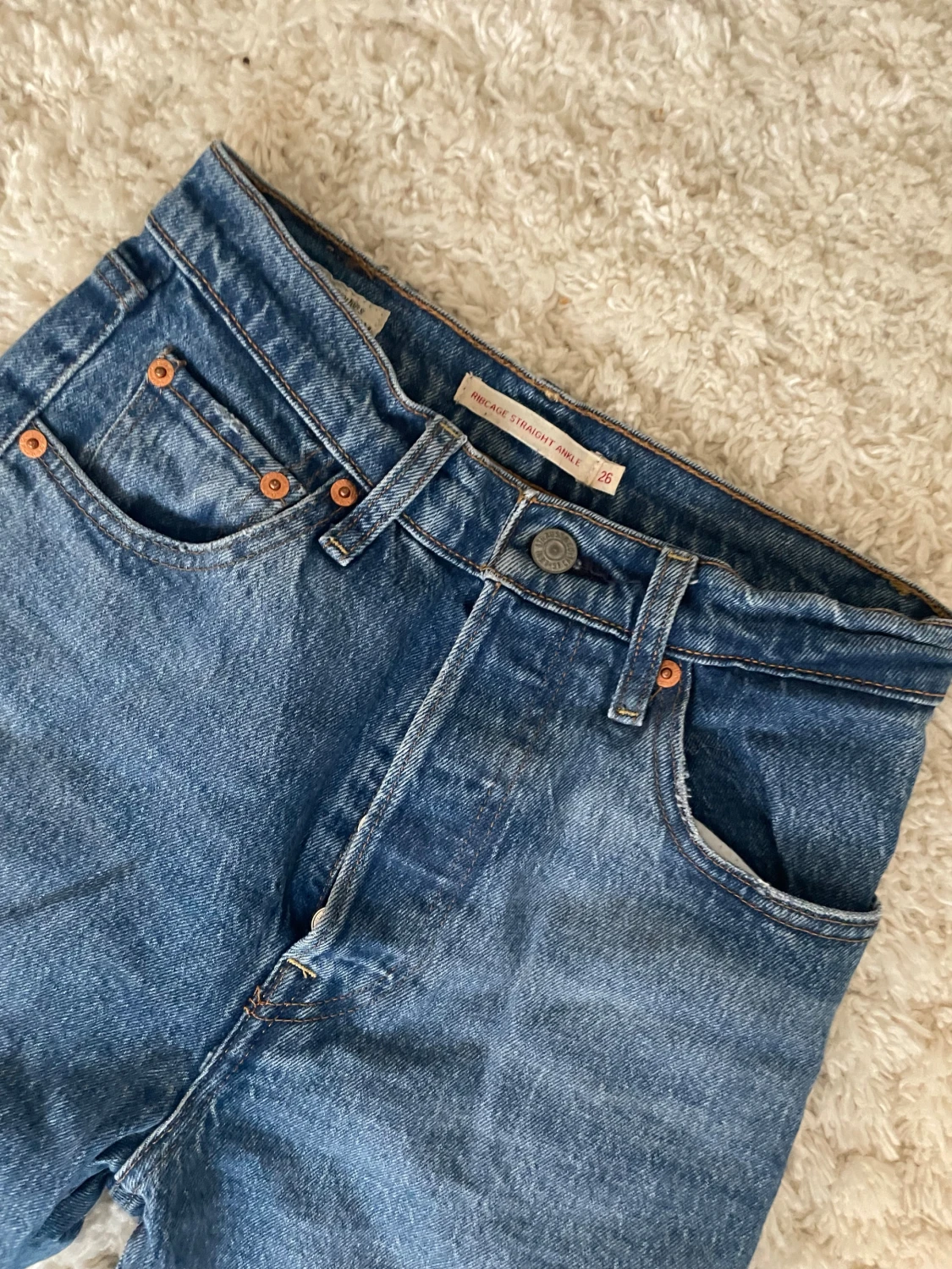 Levi's 501 blå jeans, straight fit - 2
