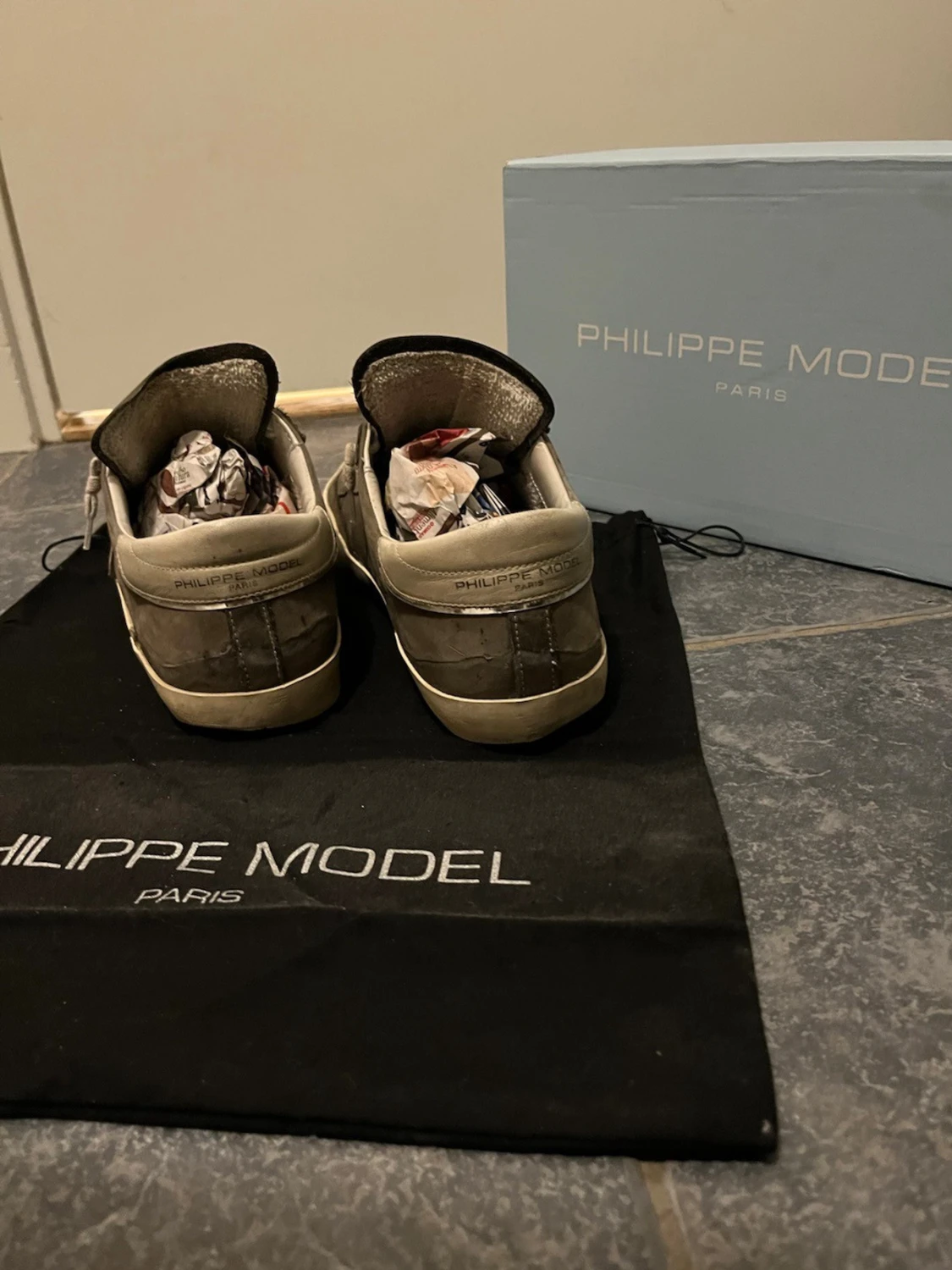 Philippe Model sneakers i skinn - 2