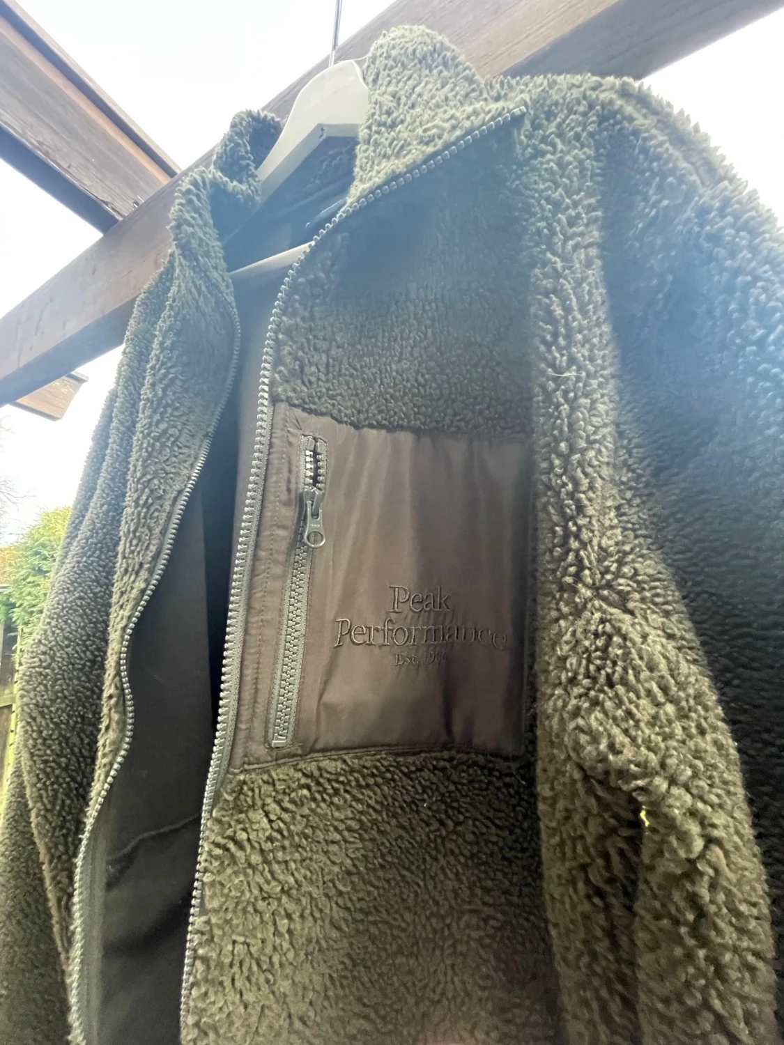 Grön teddyjacka Peak Performance XL - 1