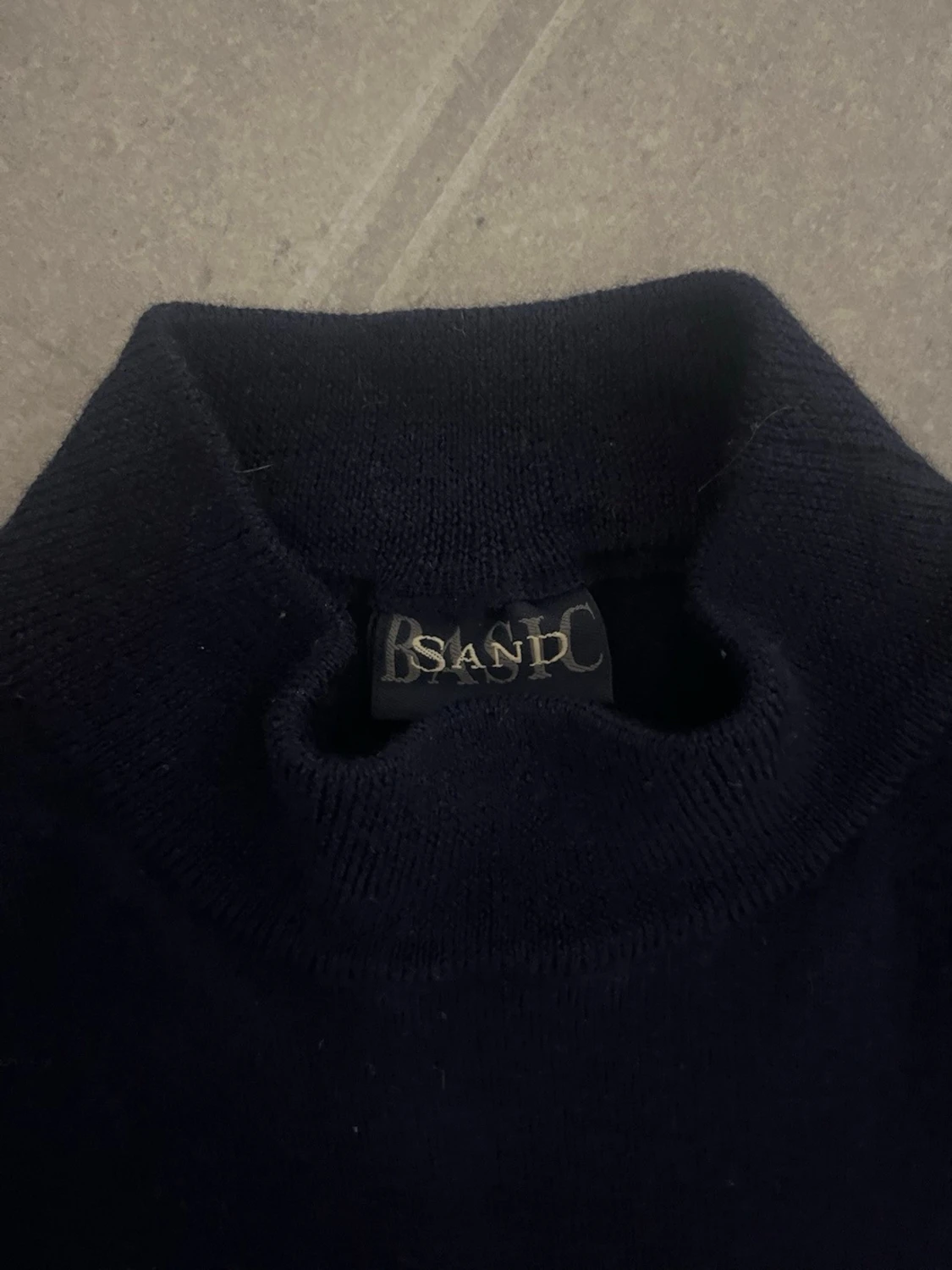 Mörkblå polotröja från Sand - 4