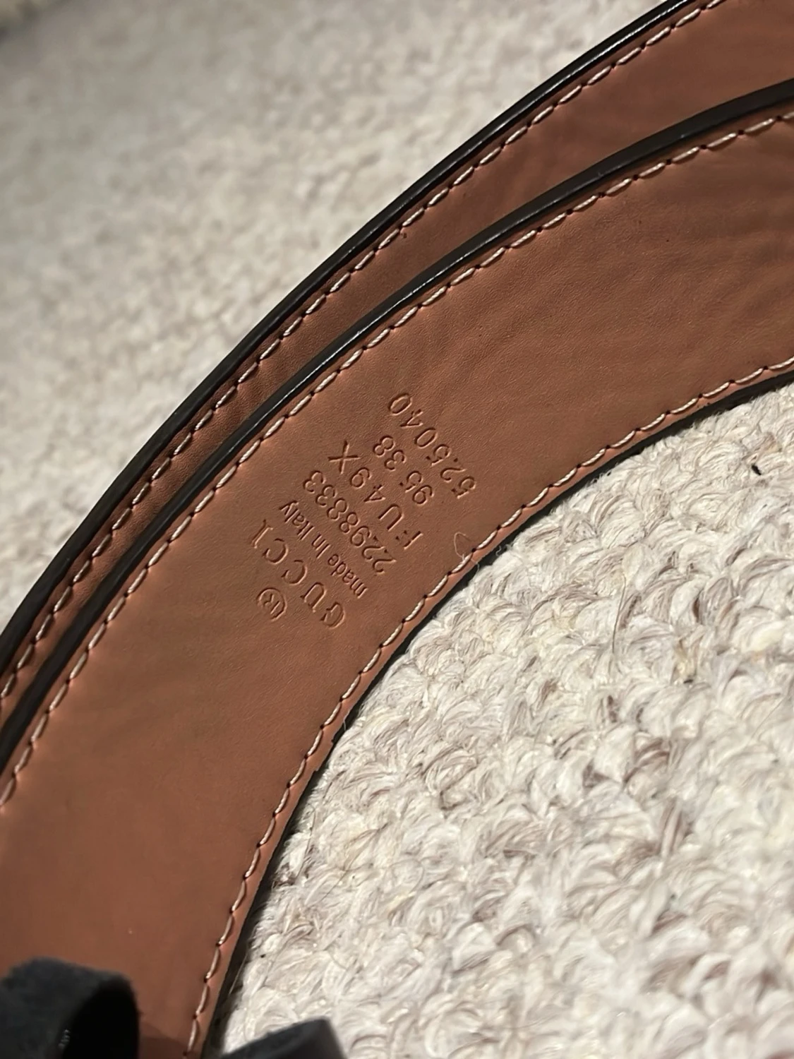 Gucci GG Supreme bälte med silverdetalj - 2