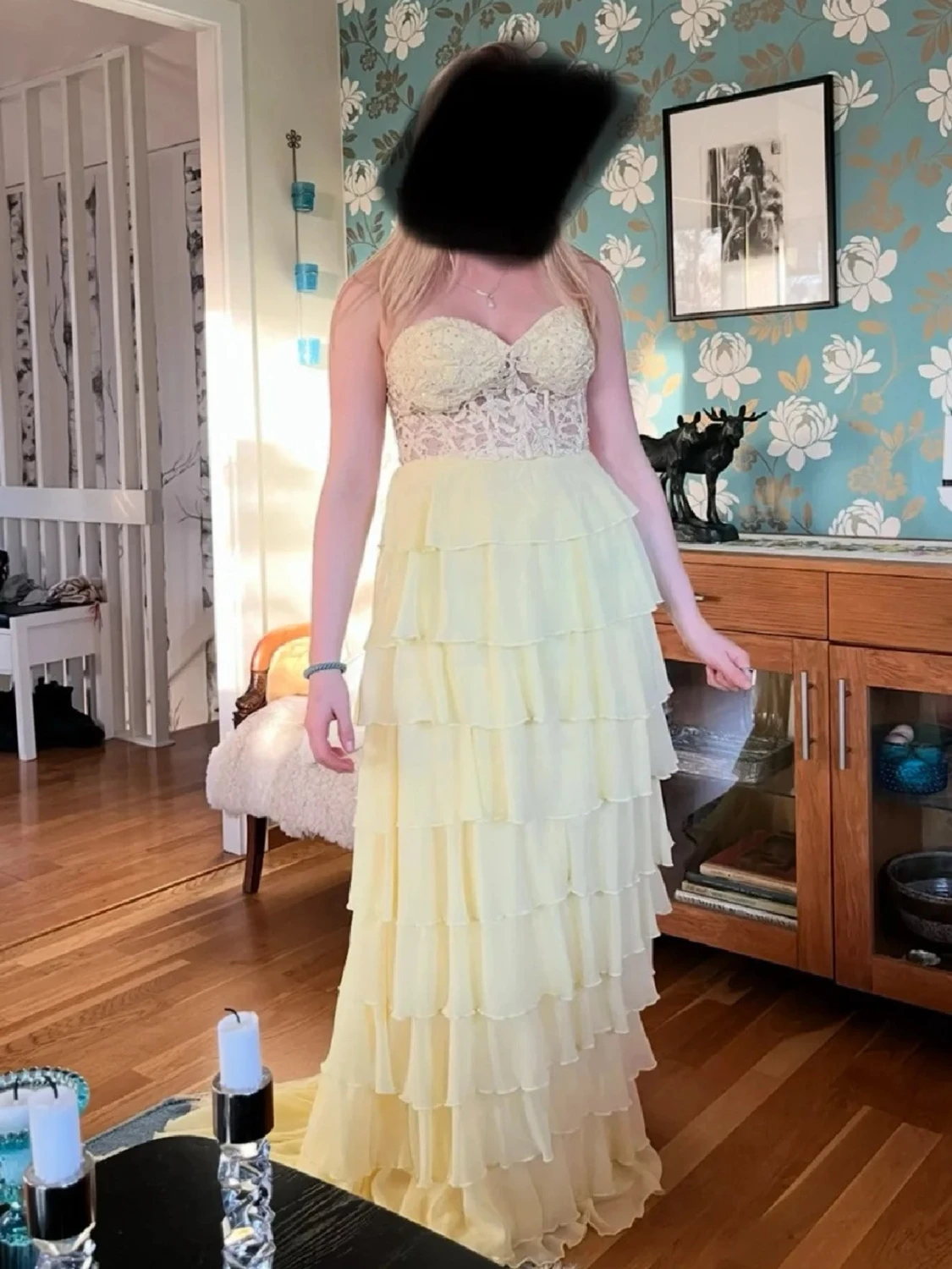 gul balklänning - 2