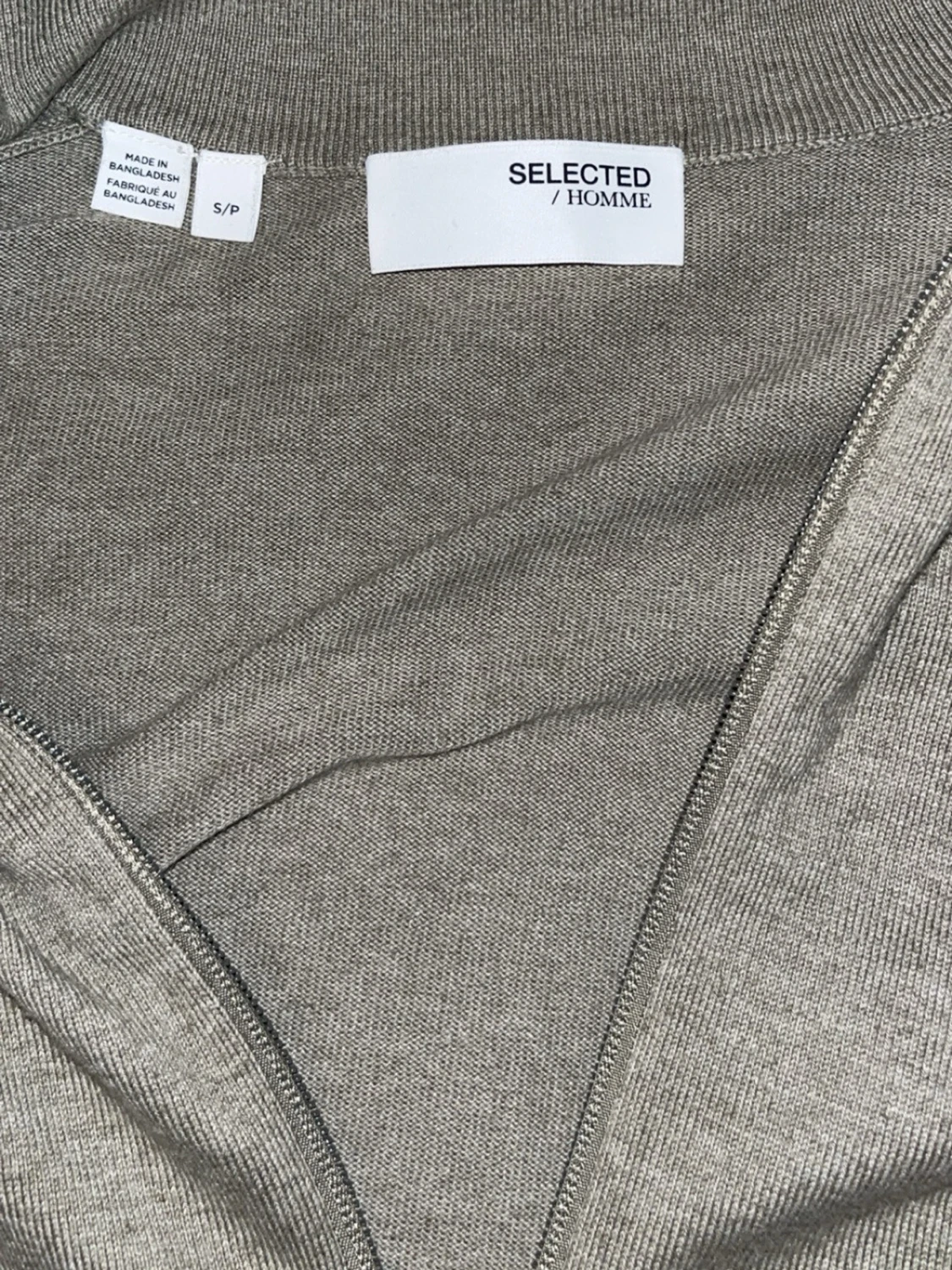 Grå ziptröja från Selected Homme - 1