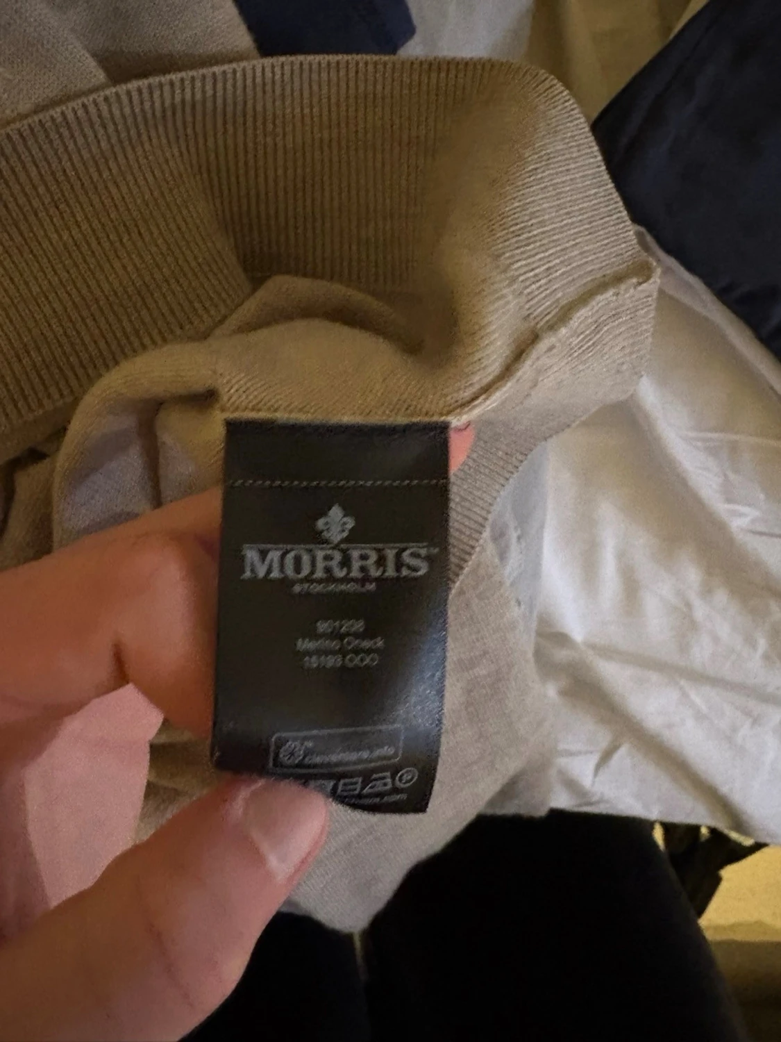 Beige stickad tröja från Morris  - 4